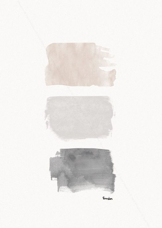Shades of grey water color